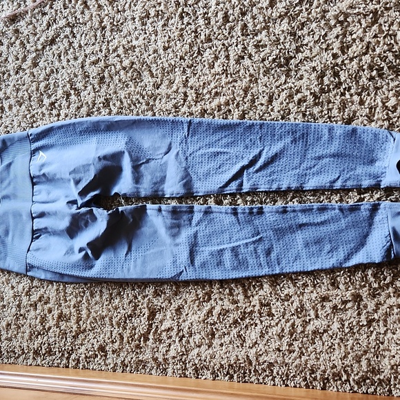 Gymshark heather blue womans xs leggings - Picture 4 of 8